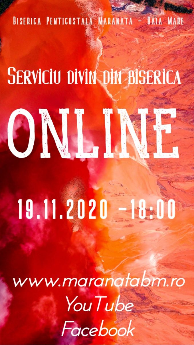 Serviciu divin în biserică (online) - 19.11.2020