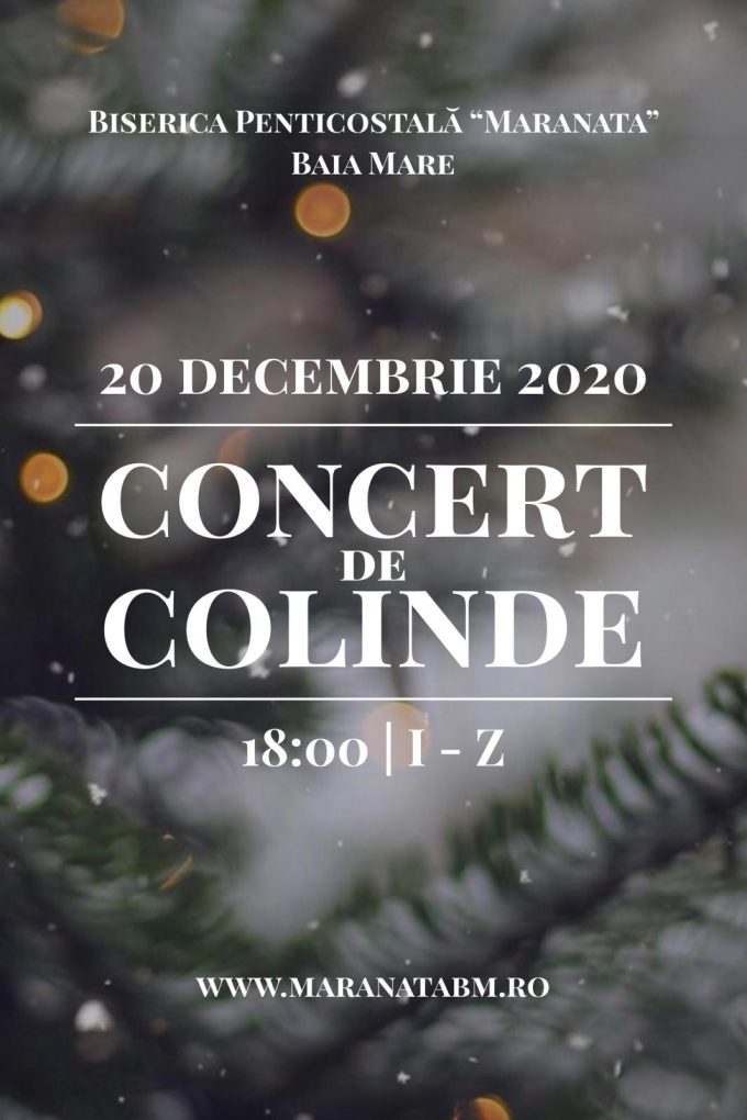 Concert de colinde - 20.12.2020