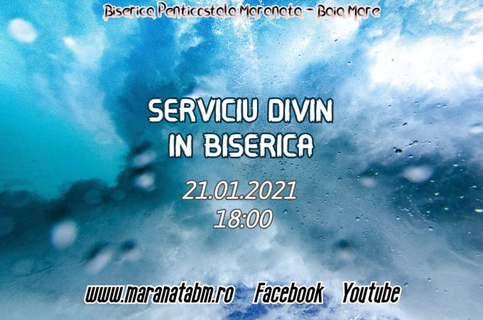 Serviciu divin în biserică - 21.01.2021