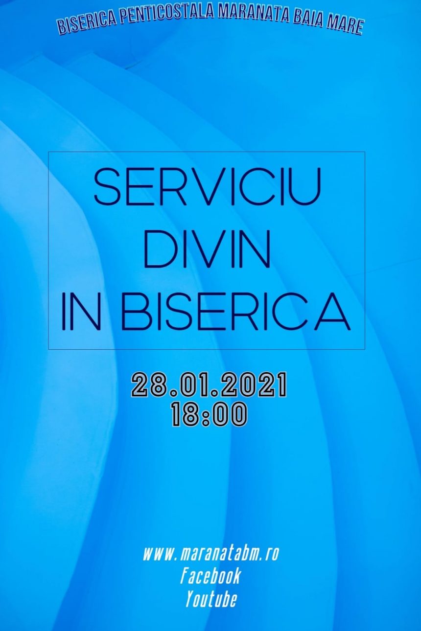 Serrviciu divin în biserică - 28.01.2021